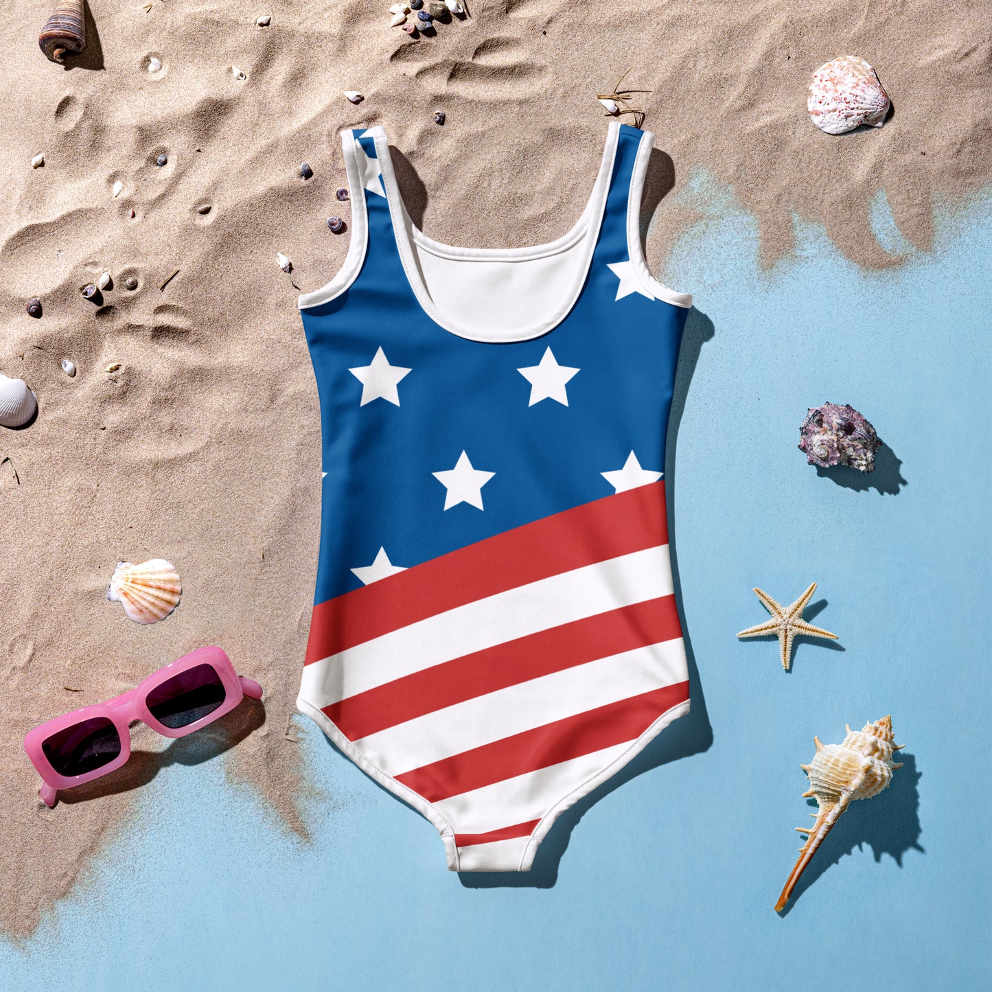All-Over Print Kids Swimsuit