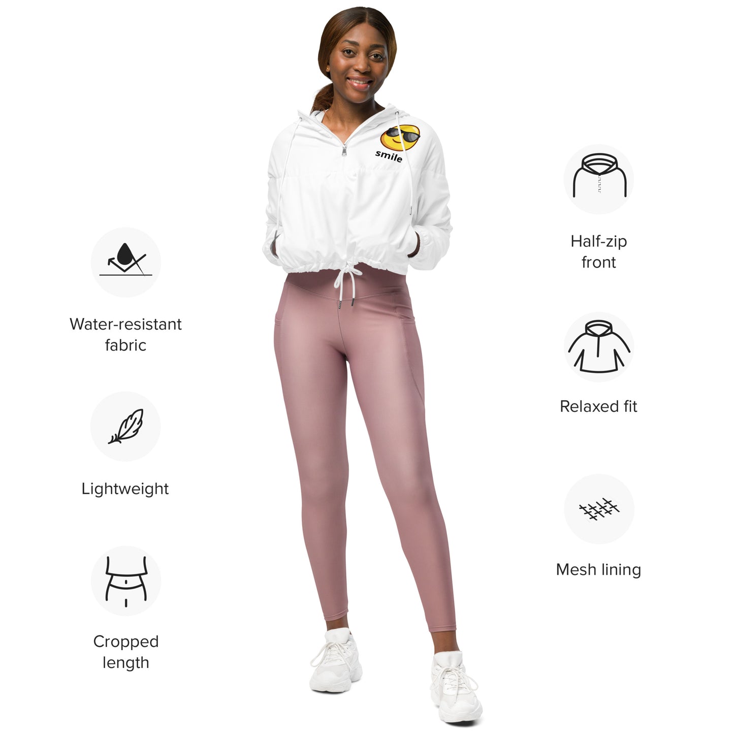 Women’s cropped windbreaker