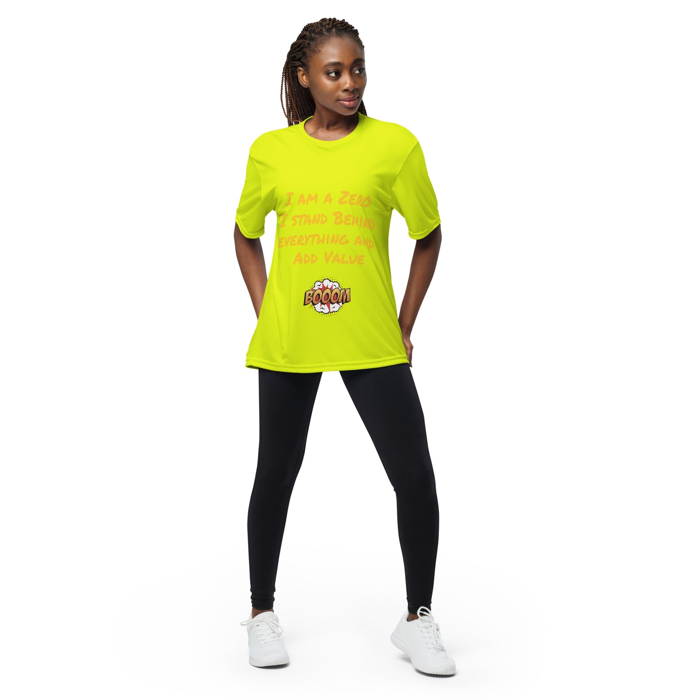 Unisex performance crew neck t-shirt