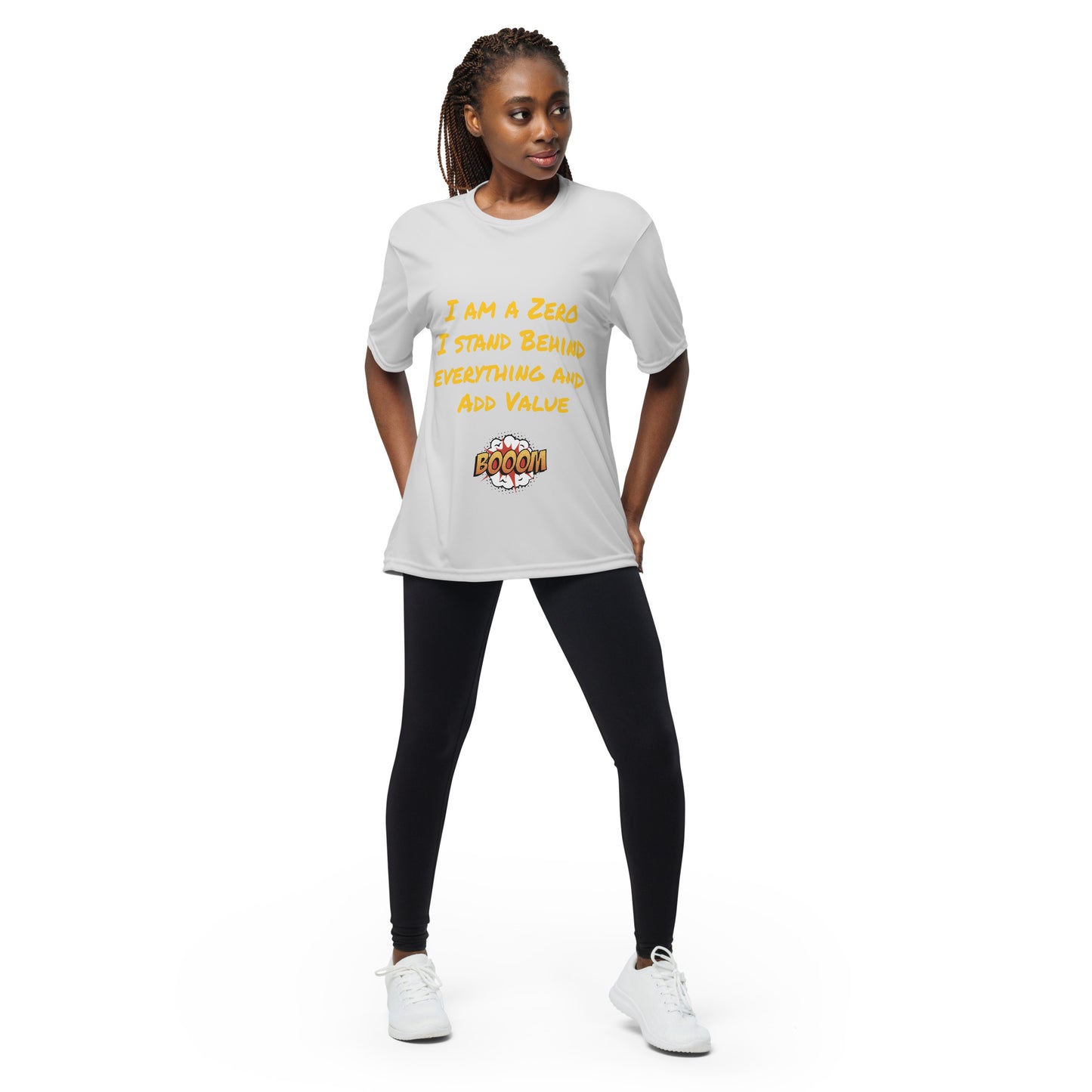 Unisex performance crew neck t-shirt