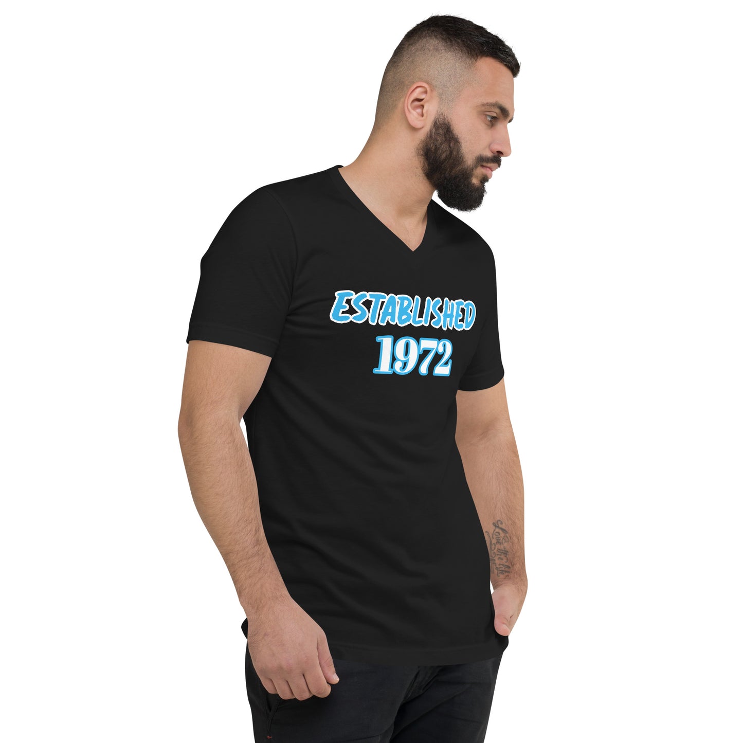 Unisex Short Sleeve V-Neck T-Shirt