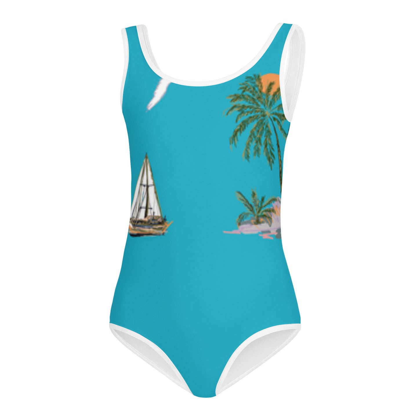 All-Over Print Kids Swimsuit