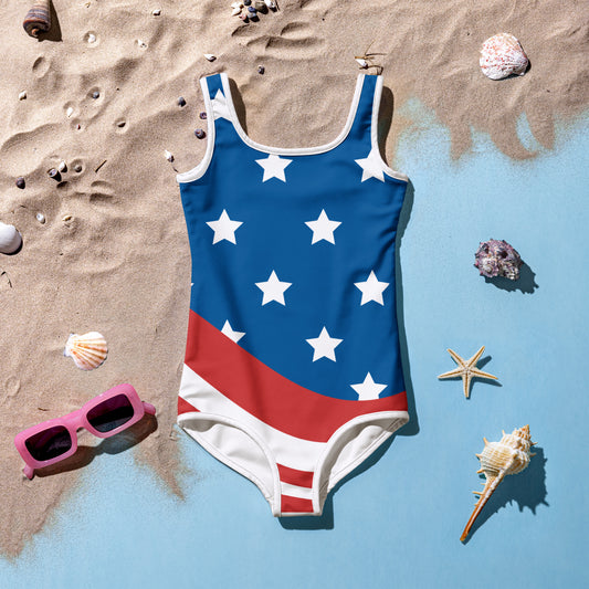 All-Over Print Kids Swimsuit