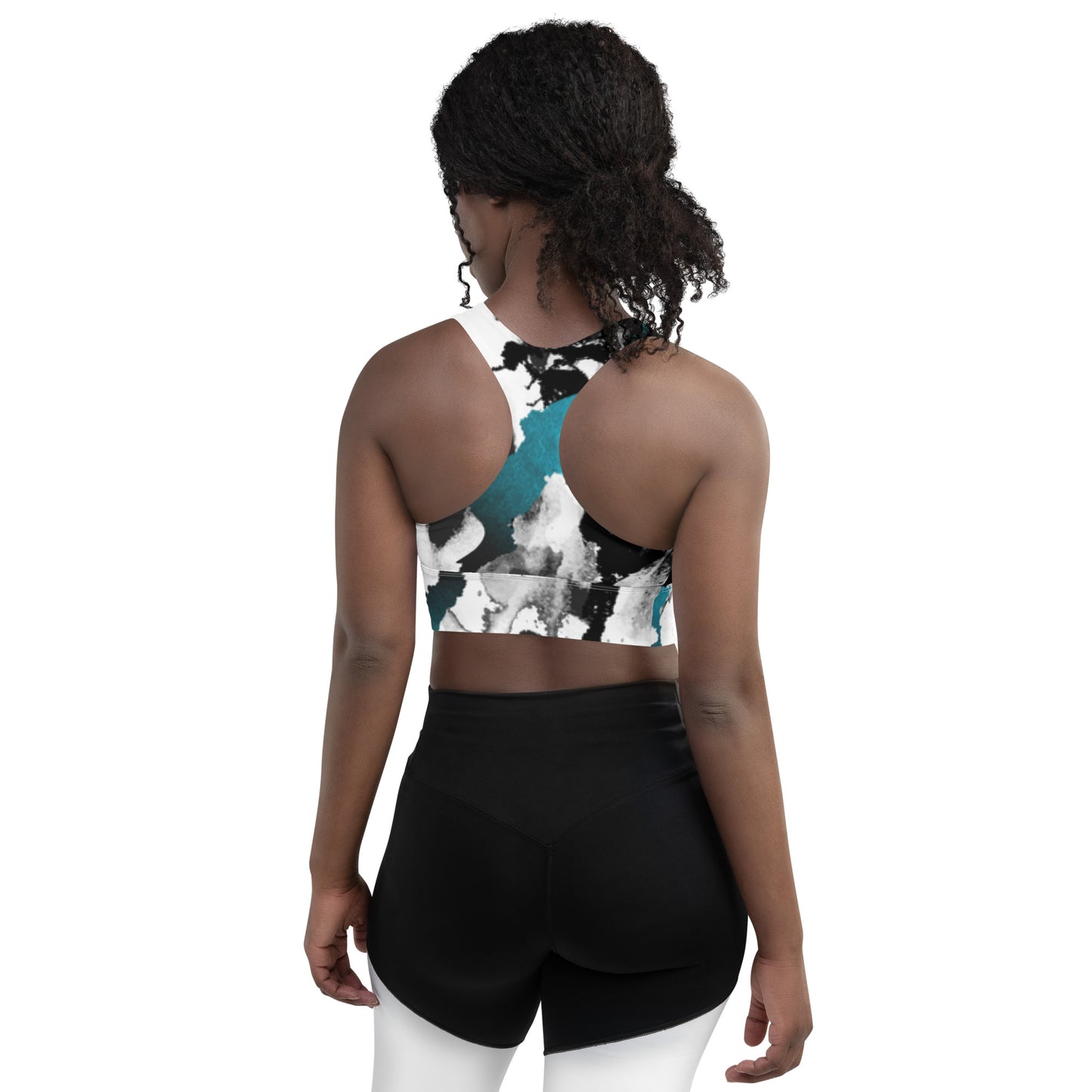 Longline sports bra