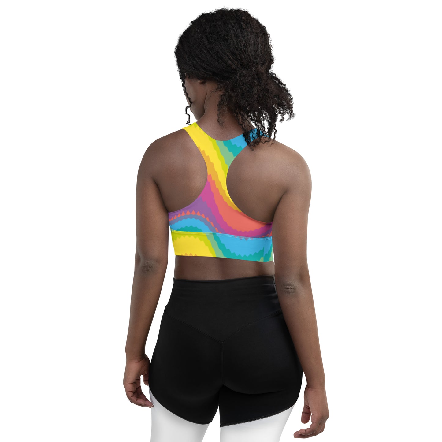 Longline sports bra