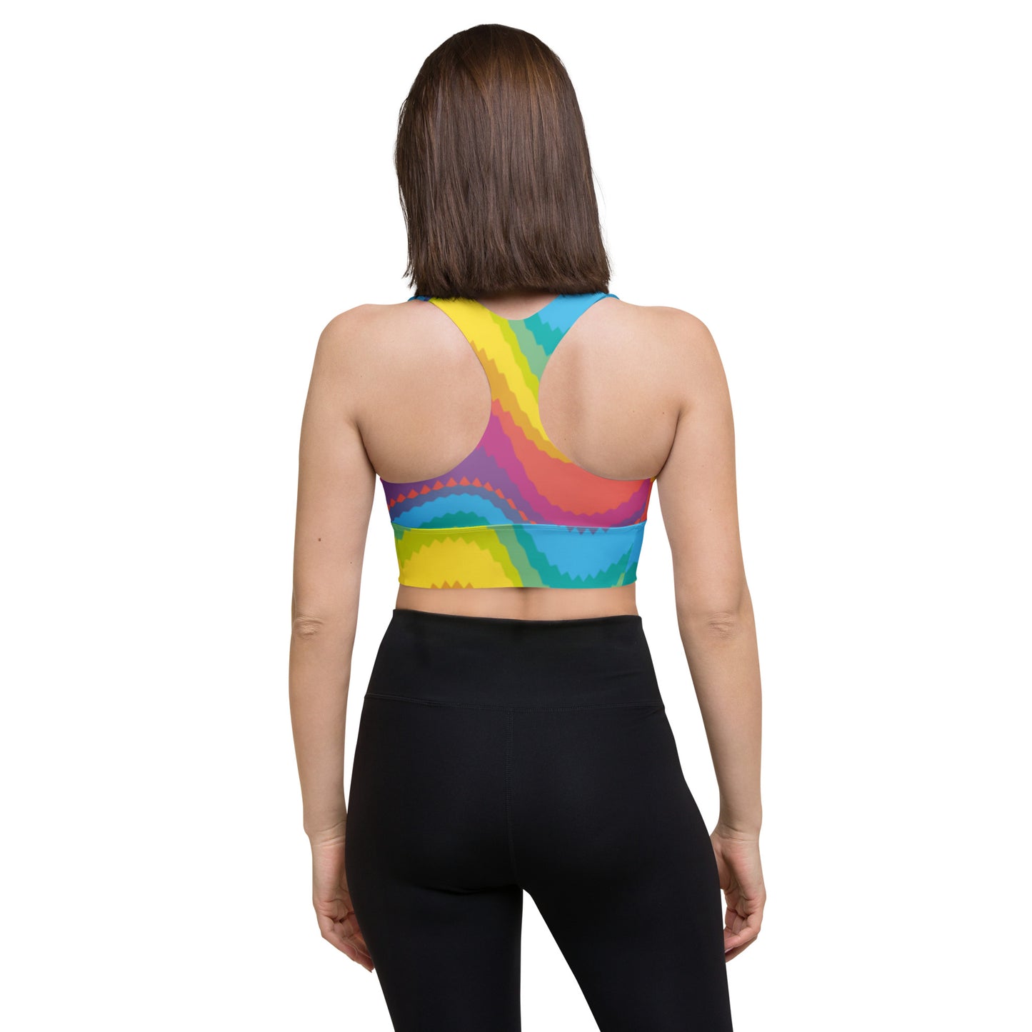 Longline sports bra