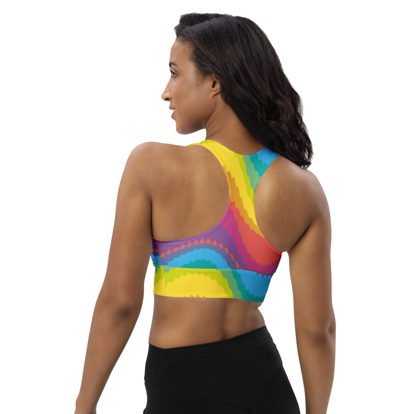 Longline sports bra