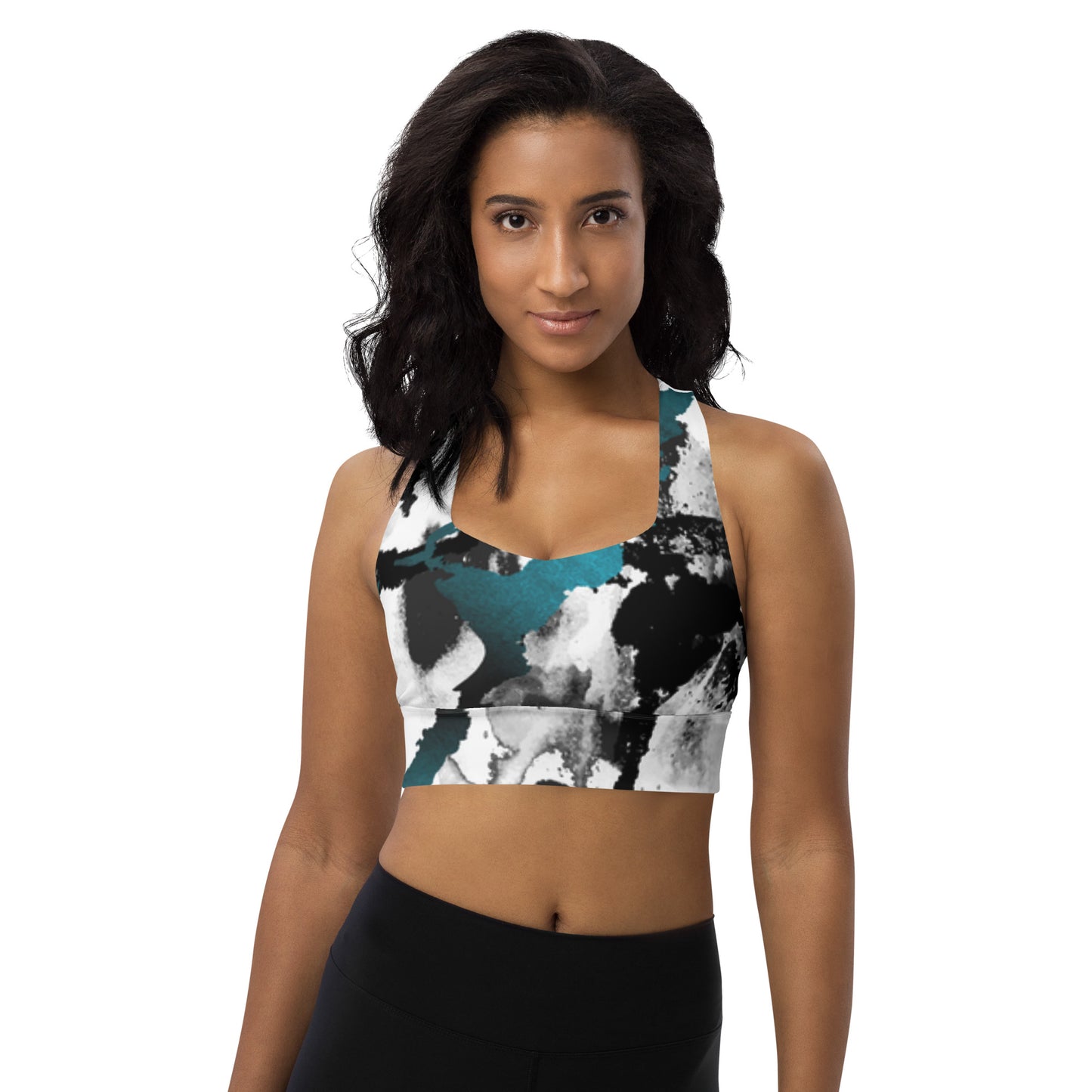 Longline sports bra