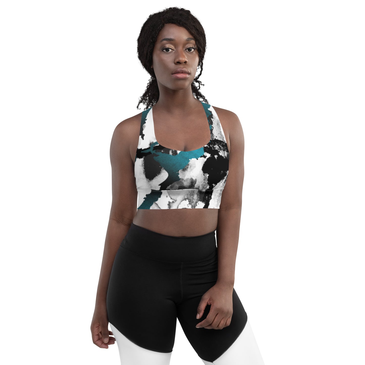 Longline sports bra