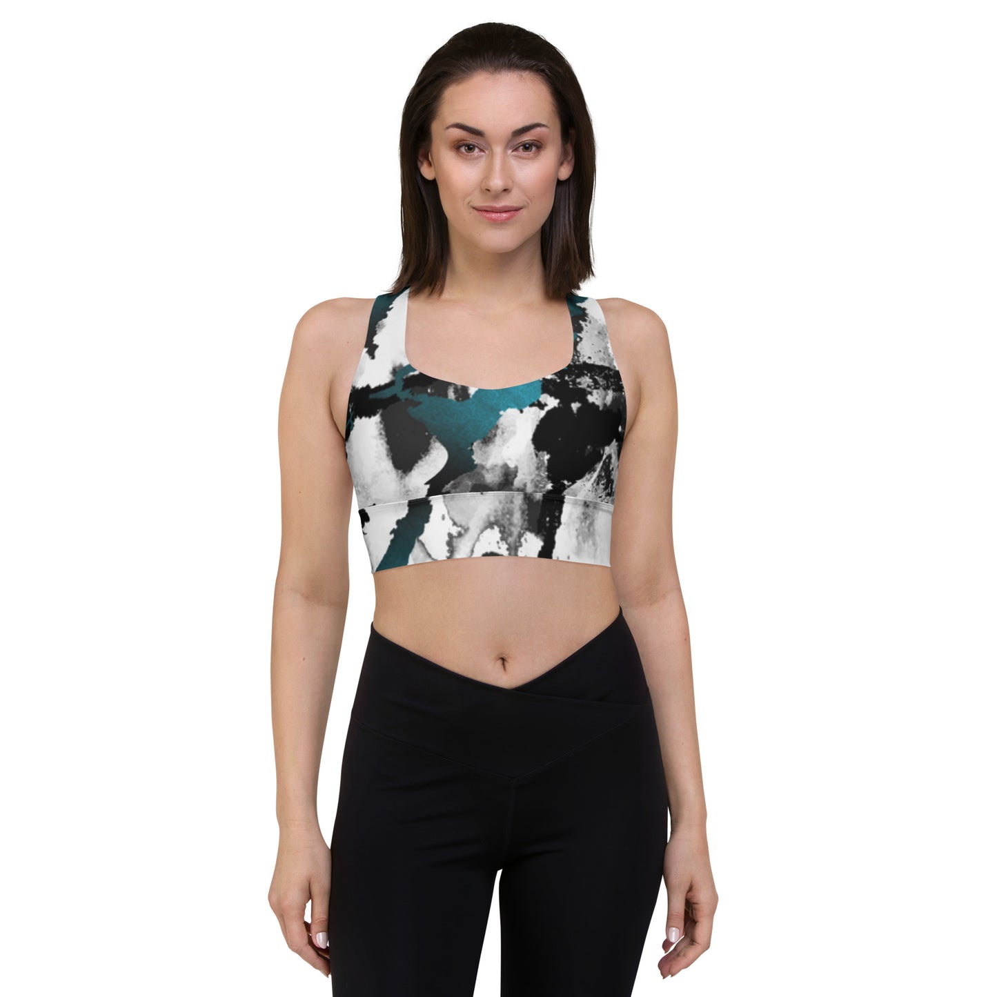 Longline sports bra