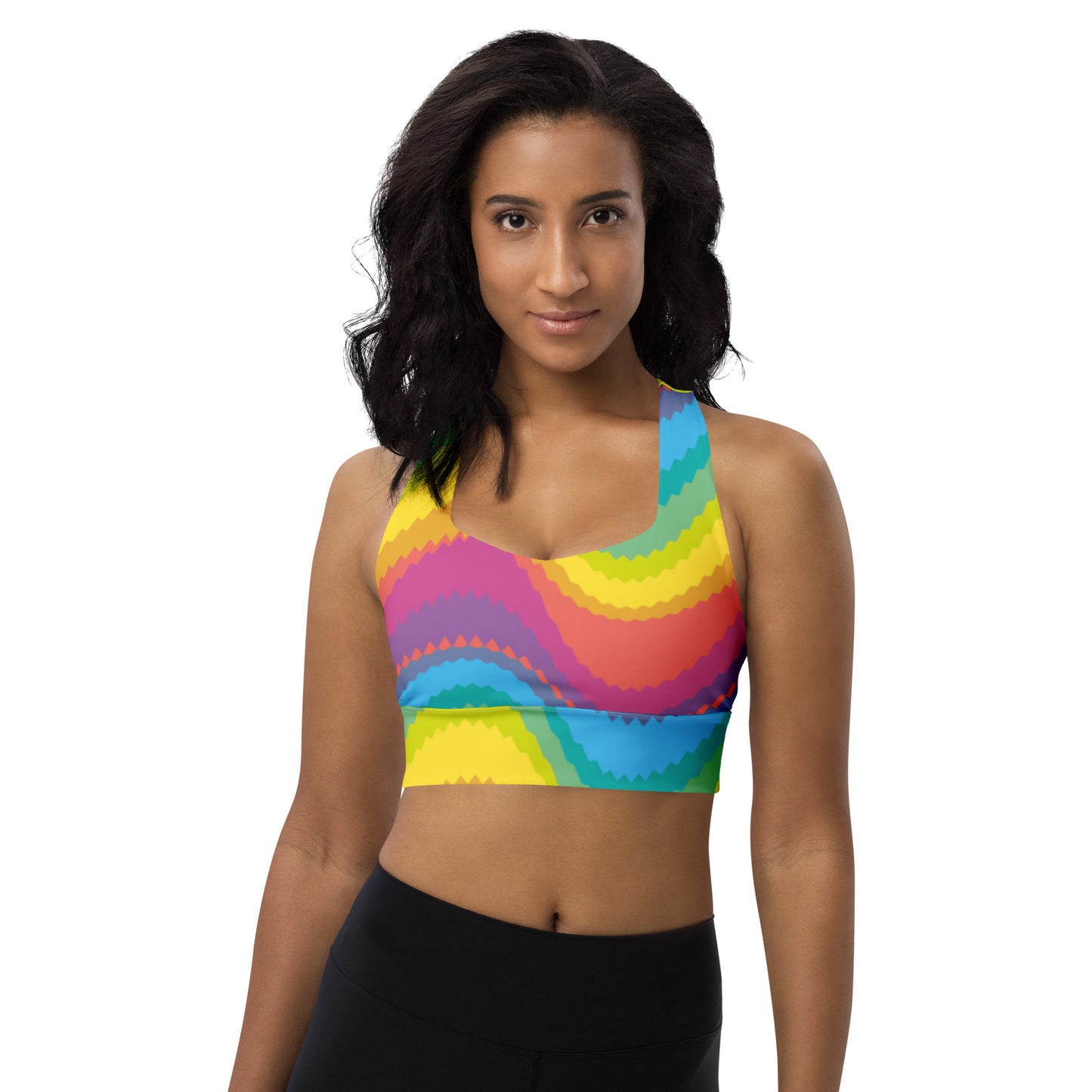 Longline sports bra