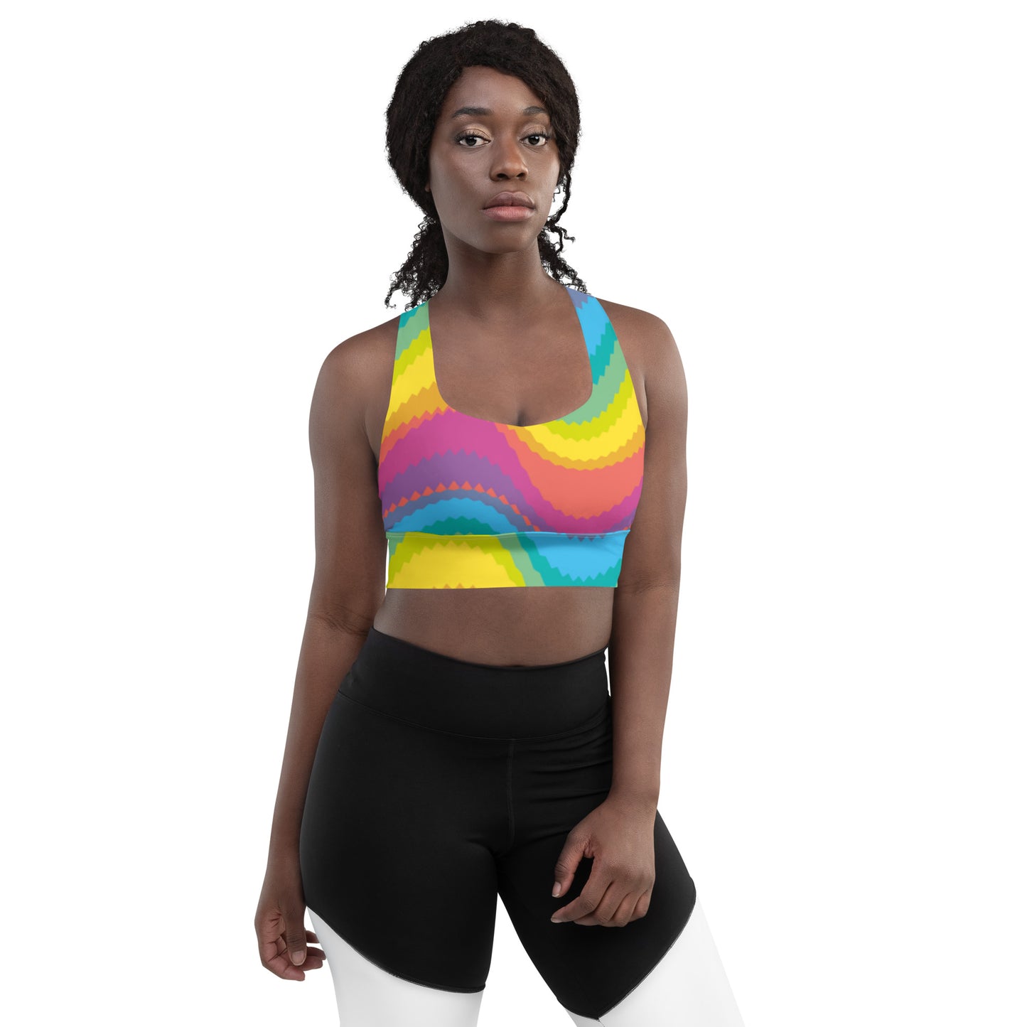 Longline sports bra