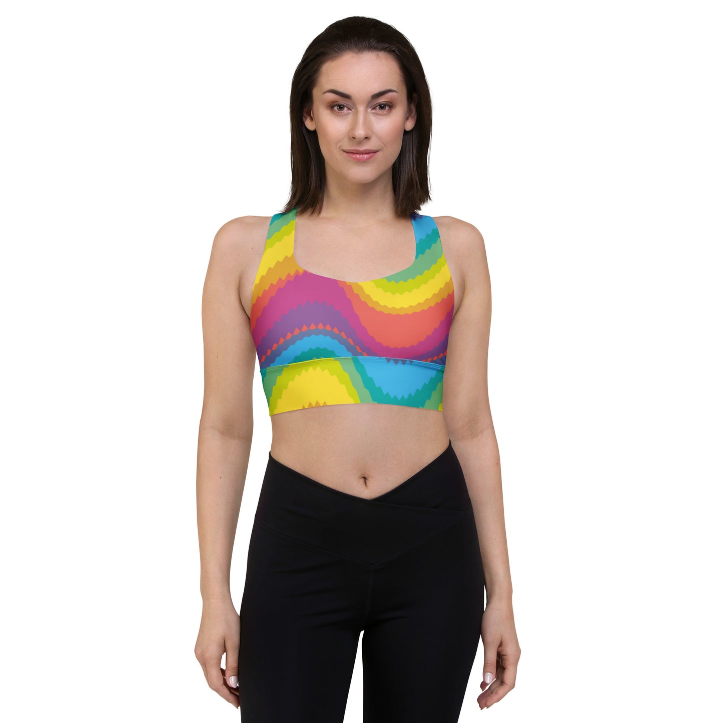 Longline sports bra