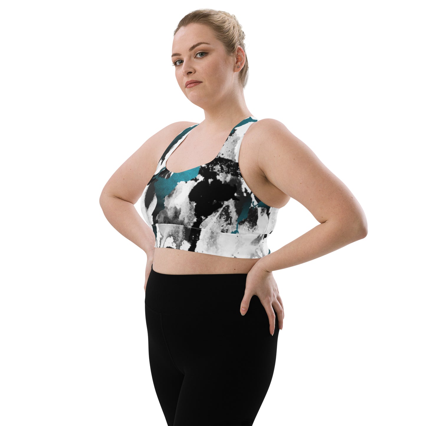 Longline sports bra