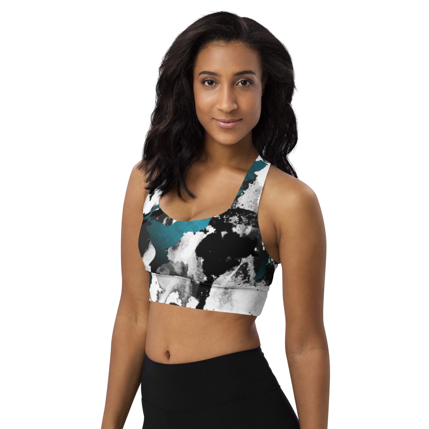 Longline sports bra