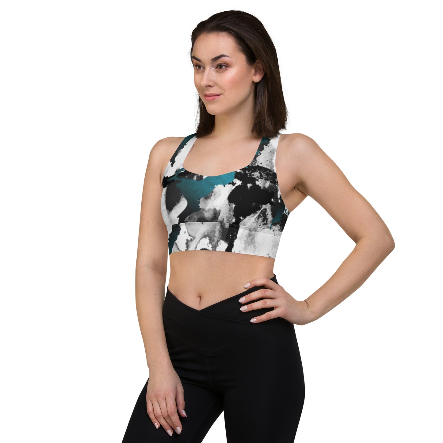 Longline sports bra