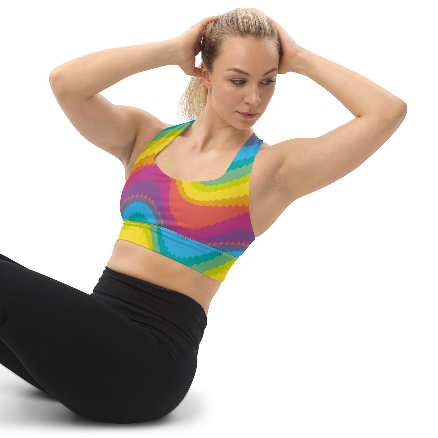 Longline sports bra