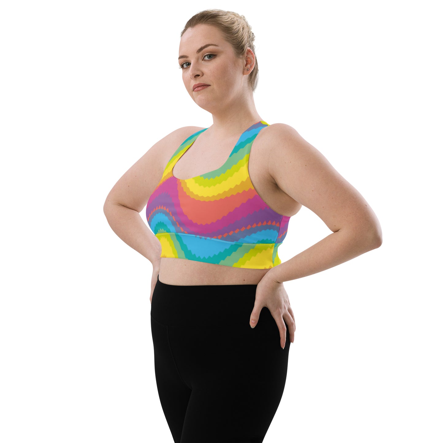 Longline sports bra