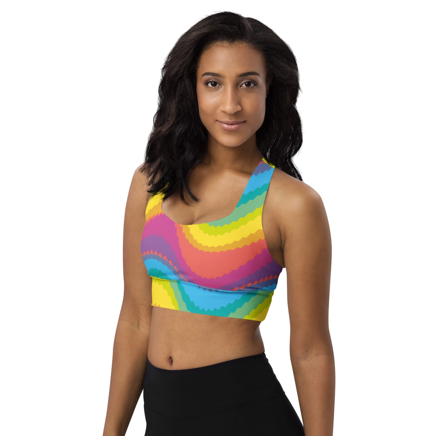 Longline sports bra