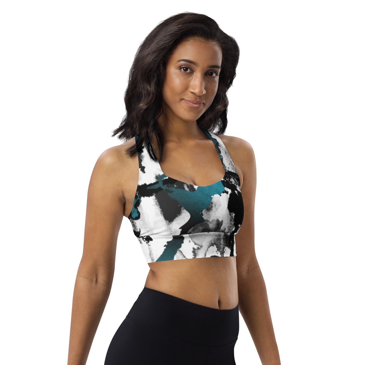 Longline sports bra