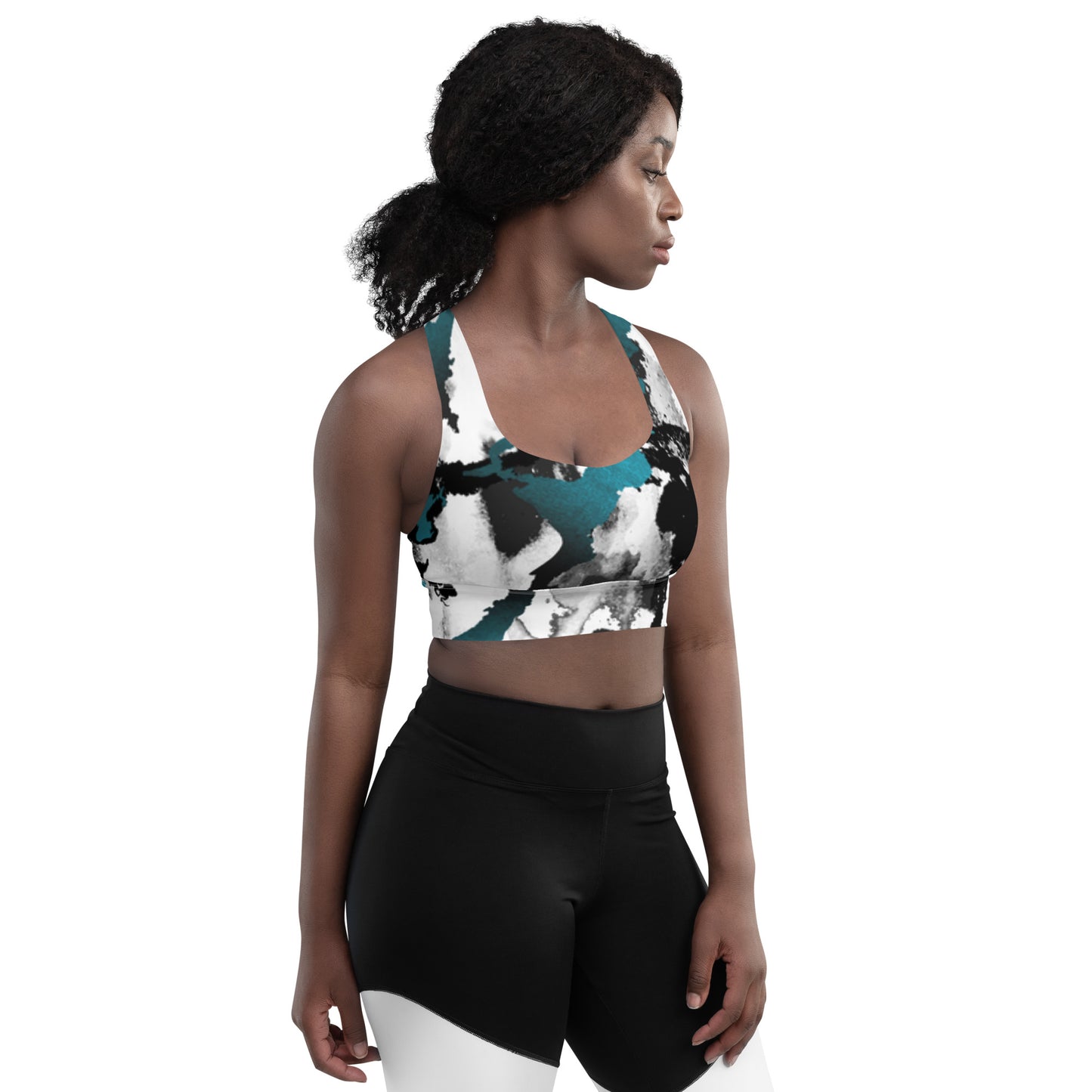 Longline sports bra