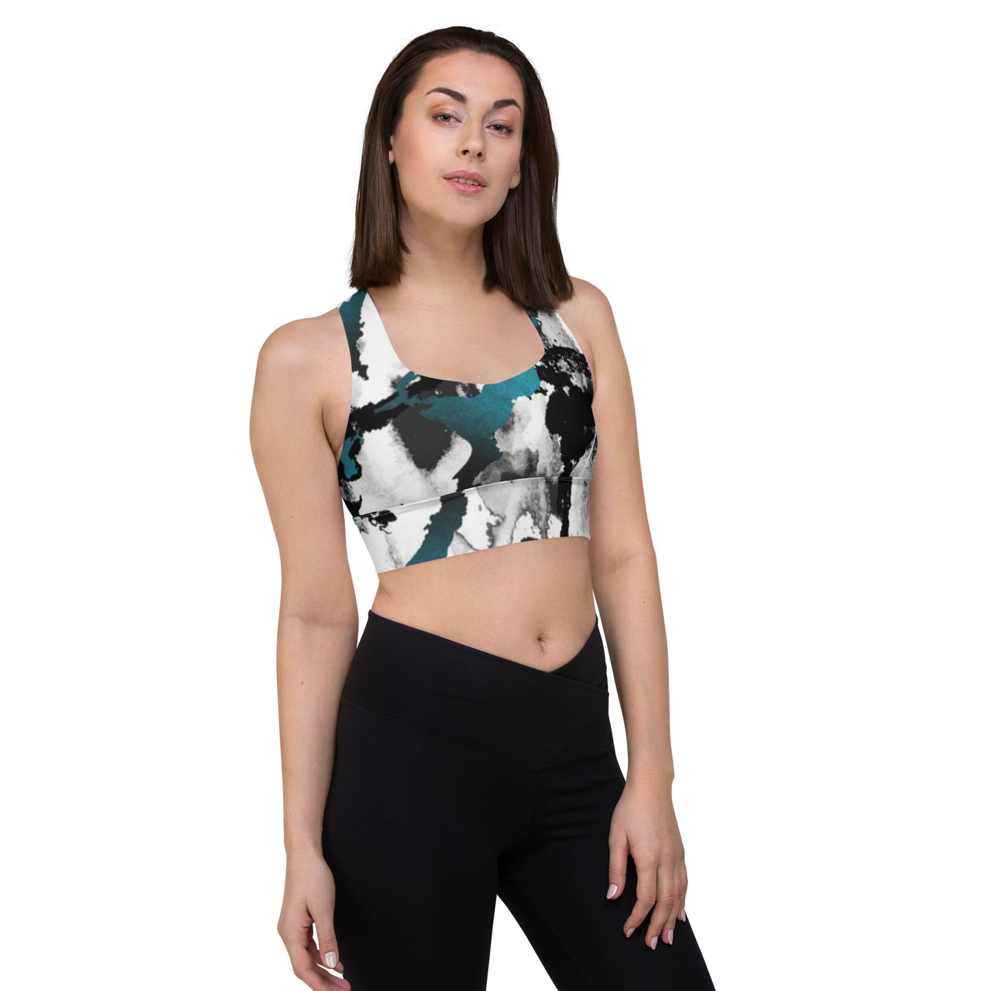 Longline sports bra