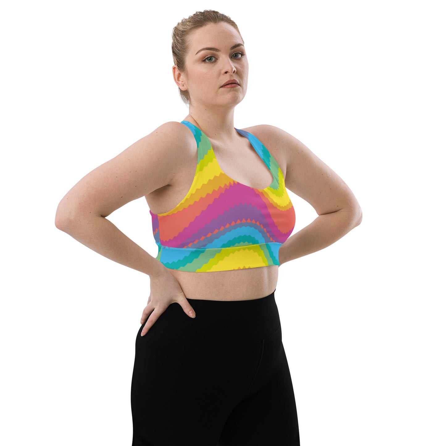 Longline sports bra