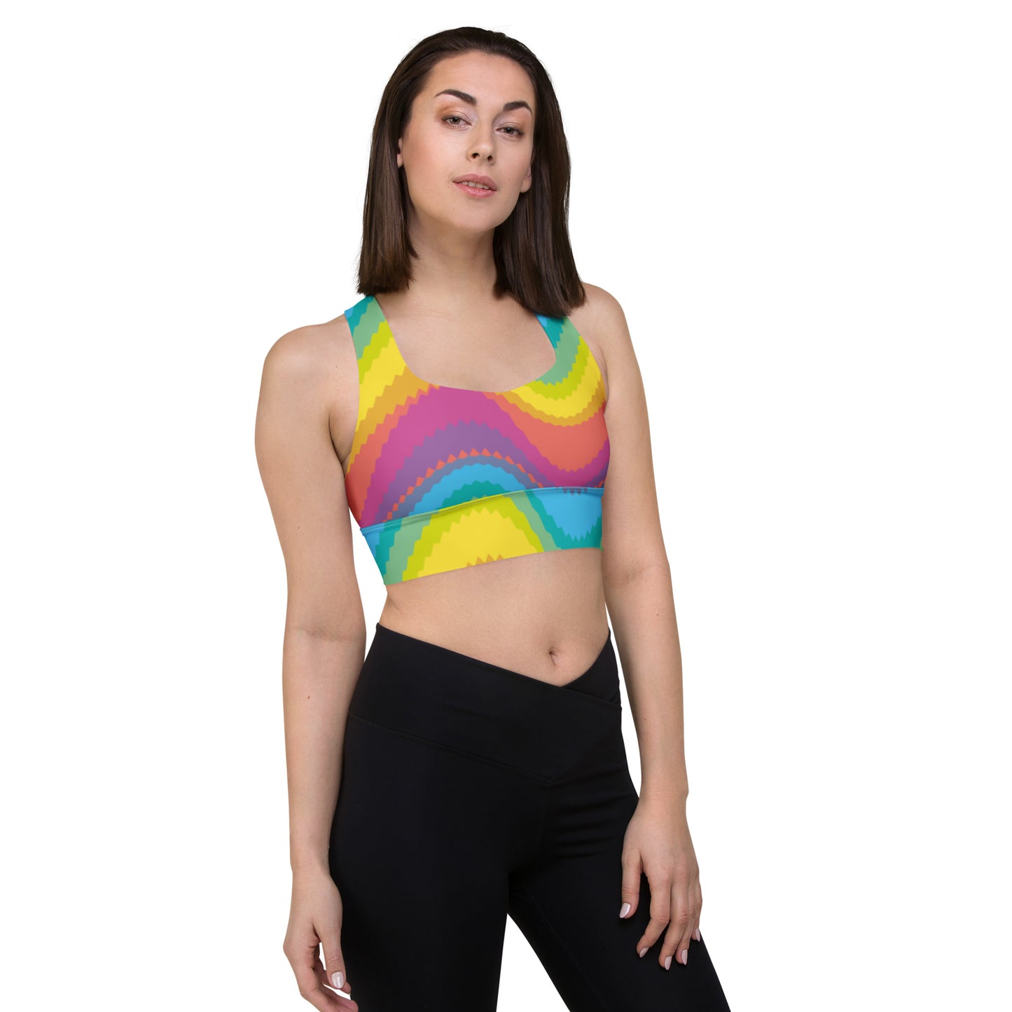 Longline sports bra