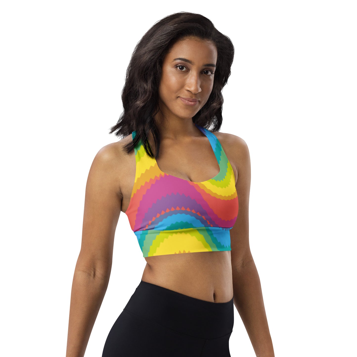 Longline sports bra