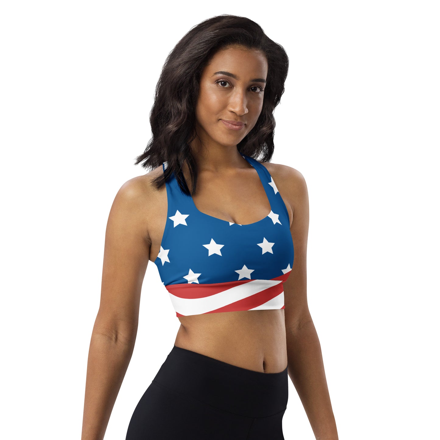 Longline sports bra