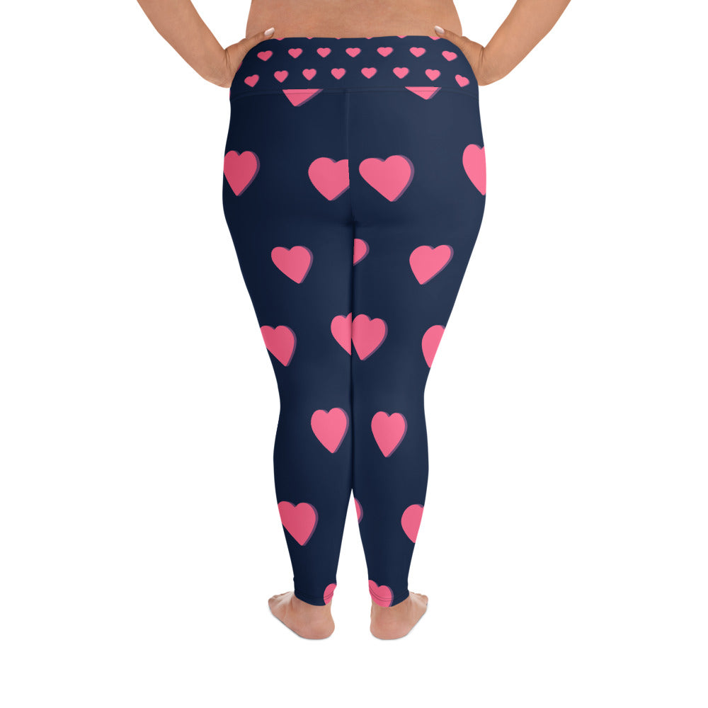 All-Over Print Plus Size Leggings