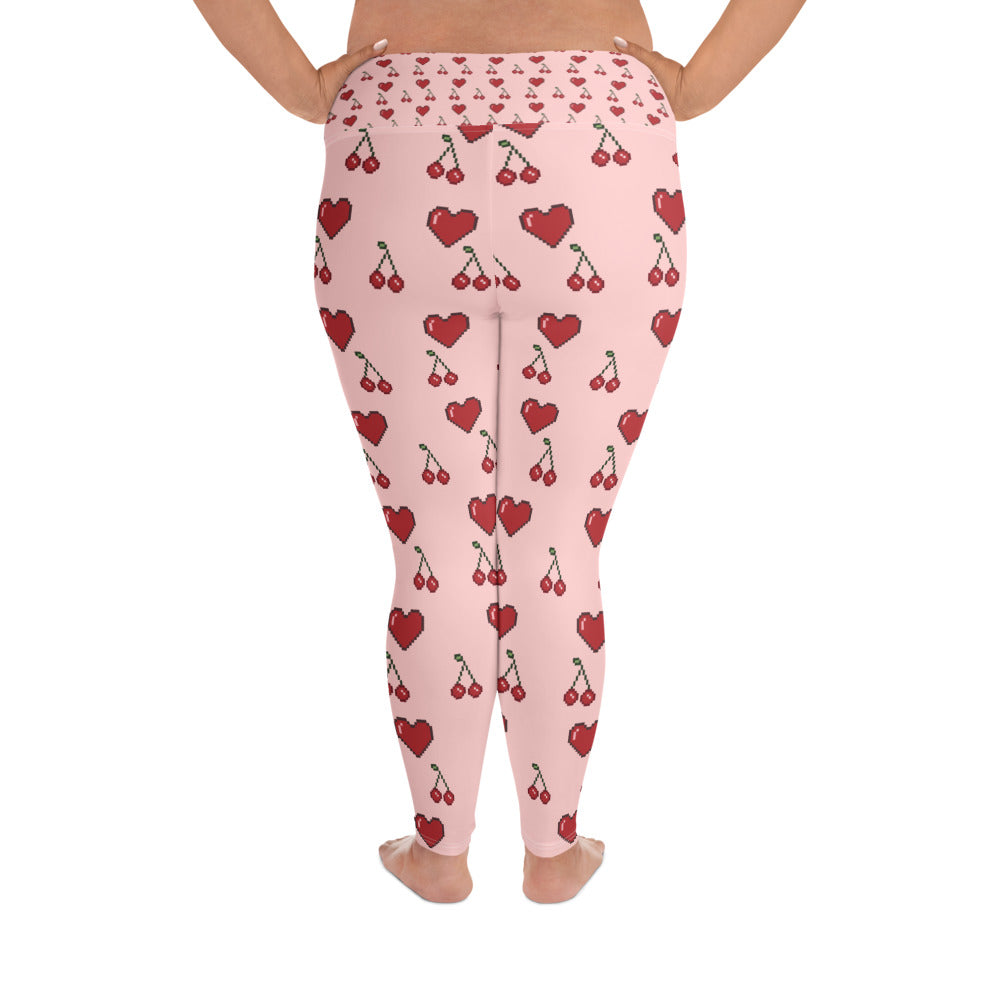 All-Over Print Plus Size Leggings