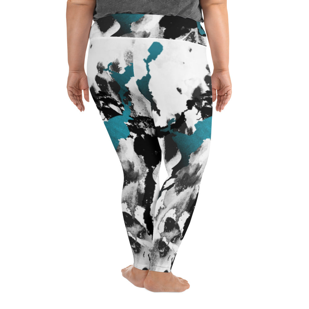 All-Over Print Plus Size Leggings