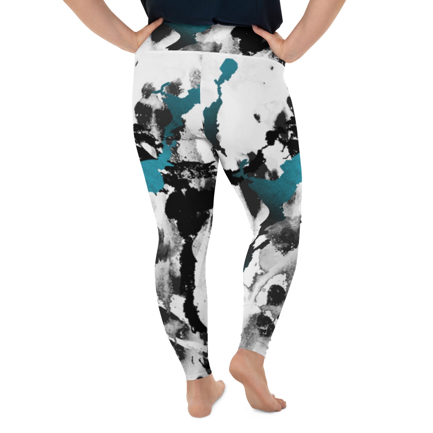 All-Over Print Plus Size Leggings