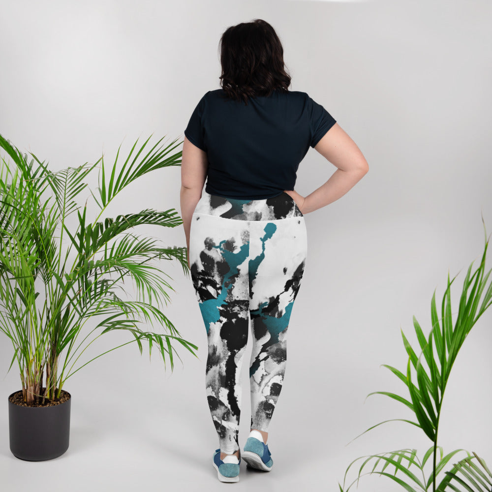 All-Over Print Plus Size Leggings