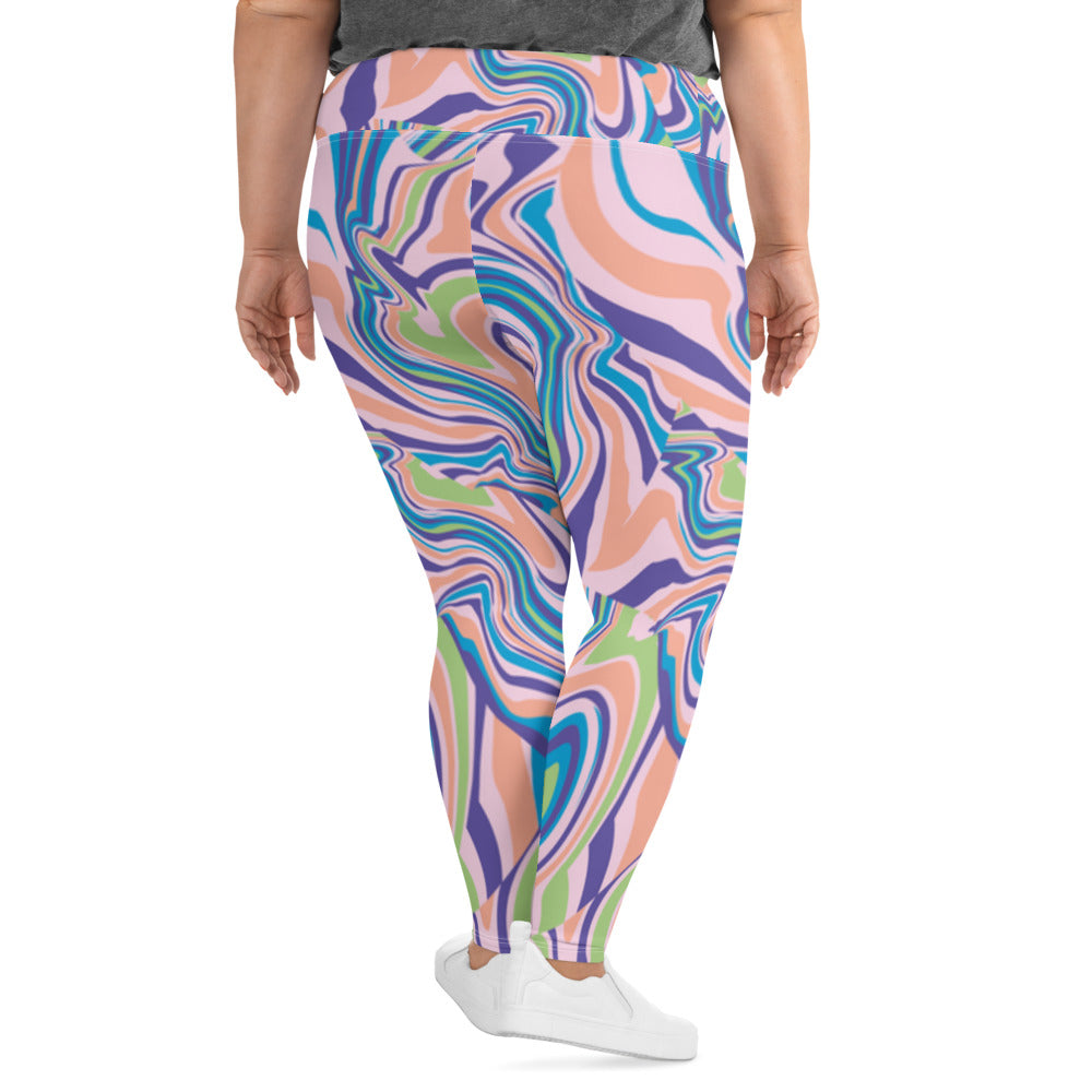 All-Over Print Plus Size Leggings