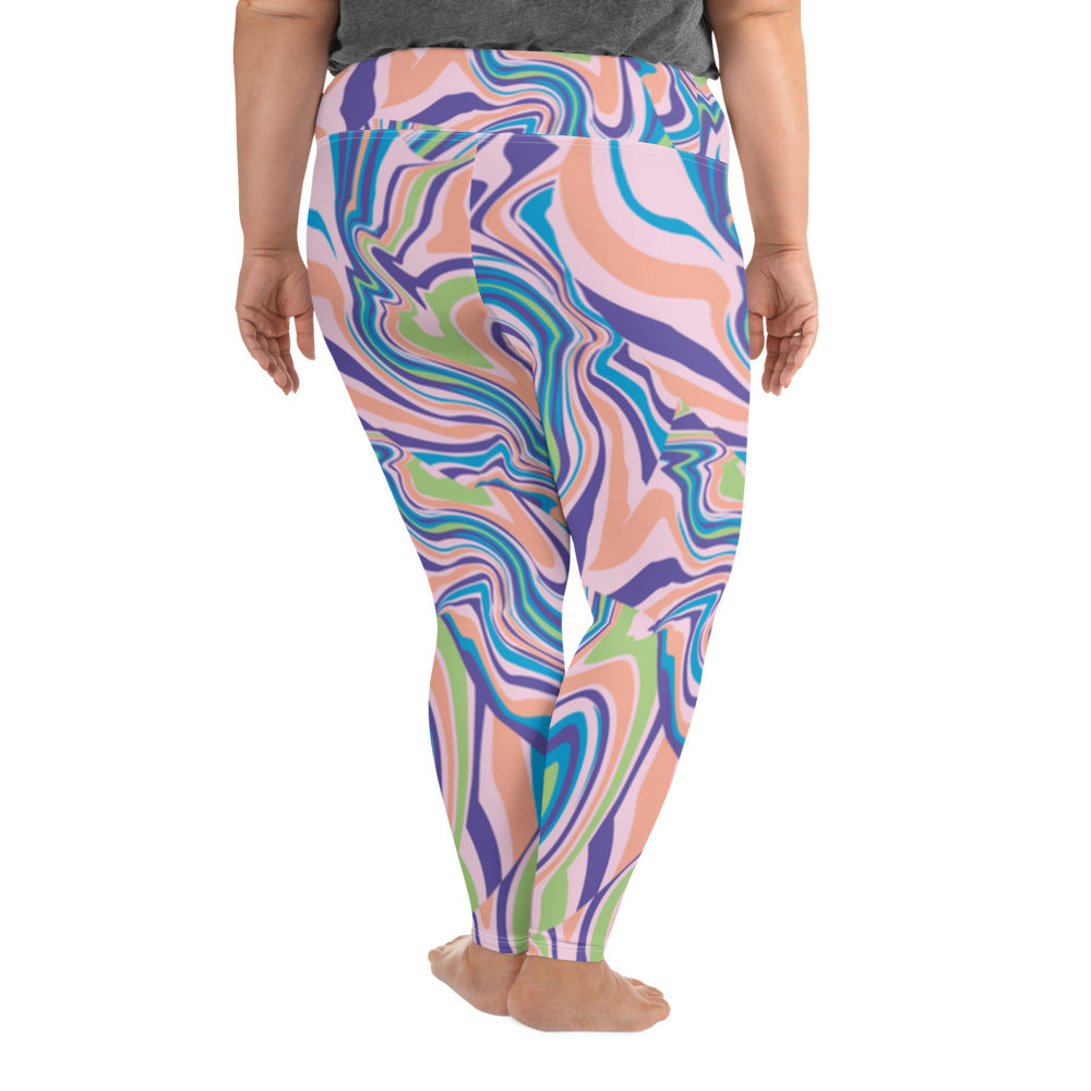 All-Over Print Plus Size Leggings