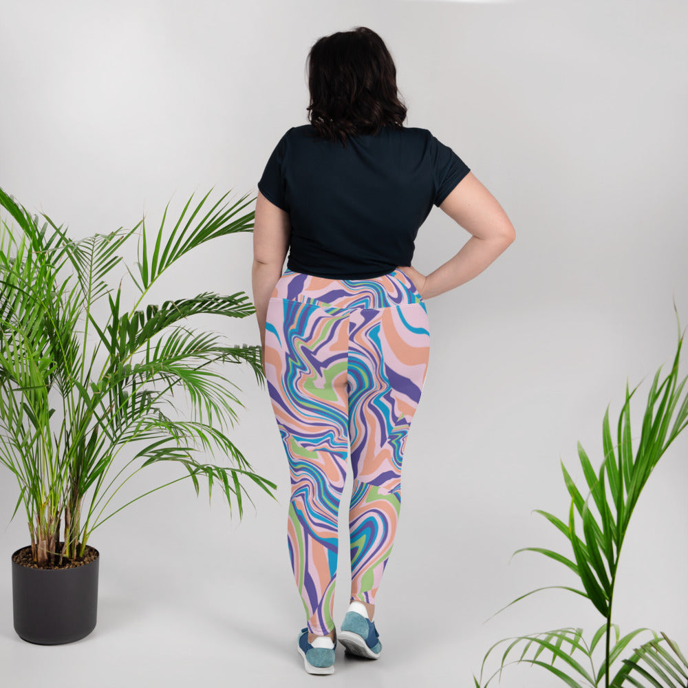 All-Over Print Plus Size Leggings