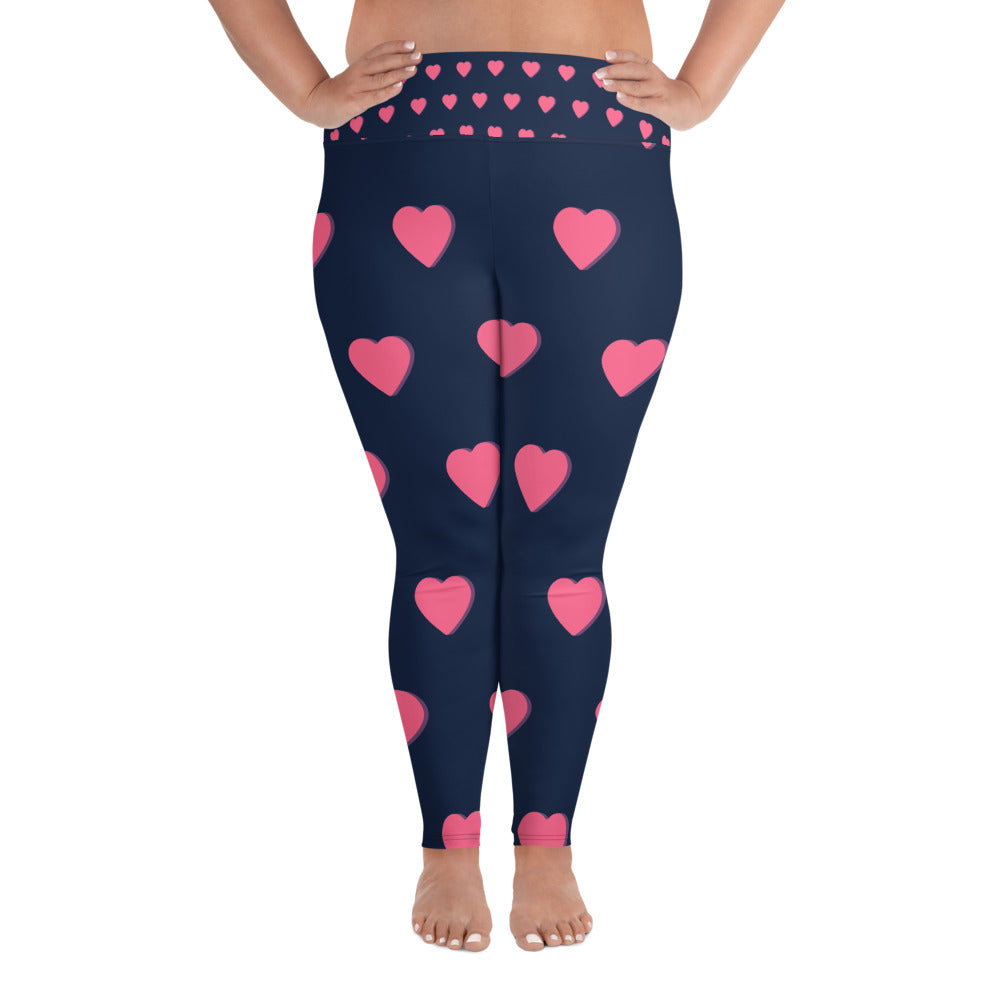 All-Over Print Plus Size Leggings