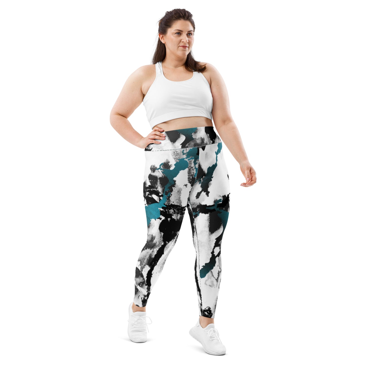 All-Over Print Plus Size Leggings