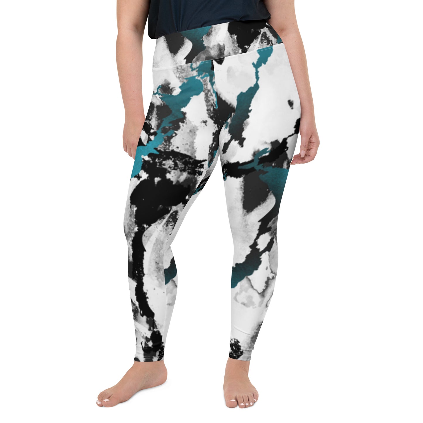 All-Over Print Plus Size Leggings