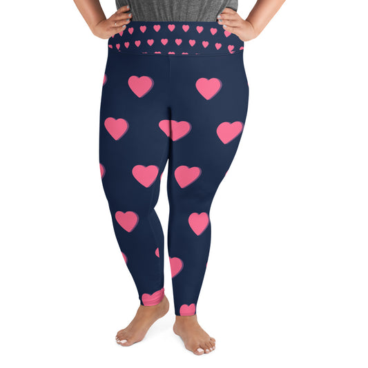 All-Over Print Plus Size Leggings