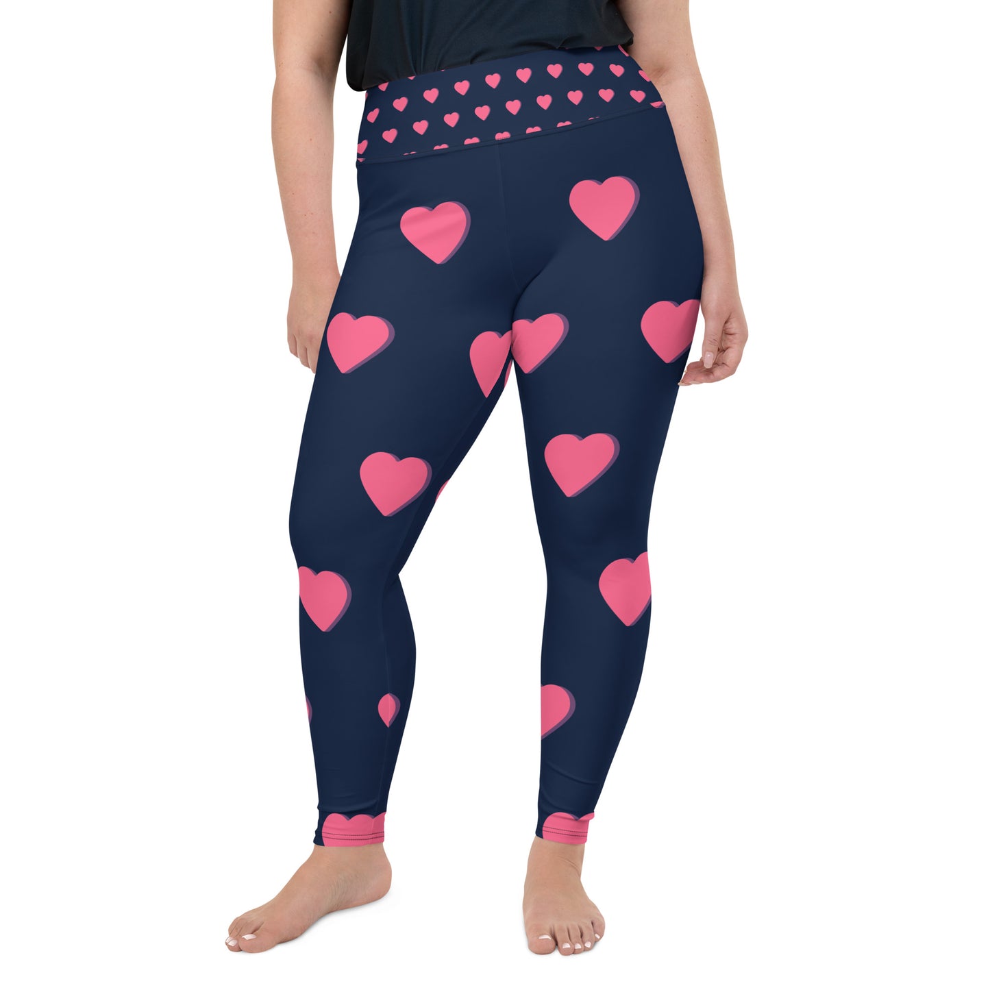 All-Over Print Plus Size Leggings