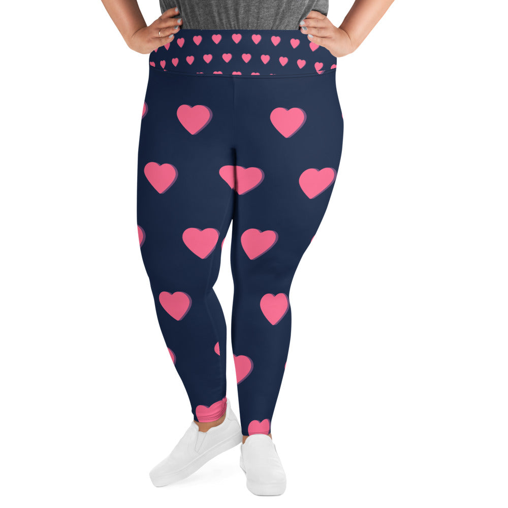 All-Over Print Plus Size Leggings