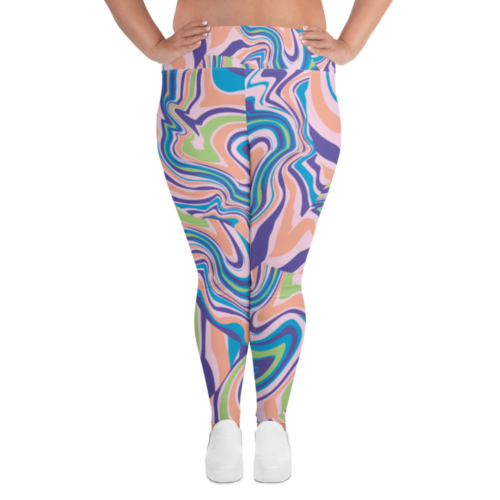 All-Over Print Plus Size Leggings