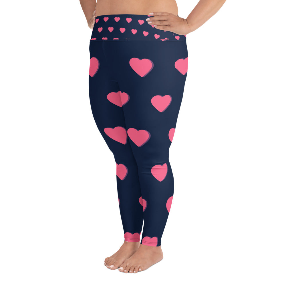 All-Over Print Plus Size Leggings