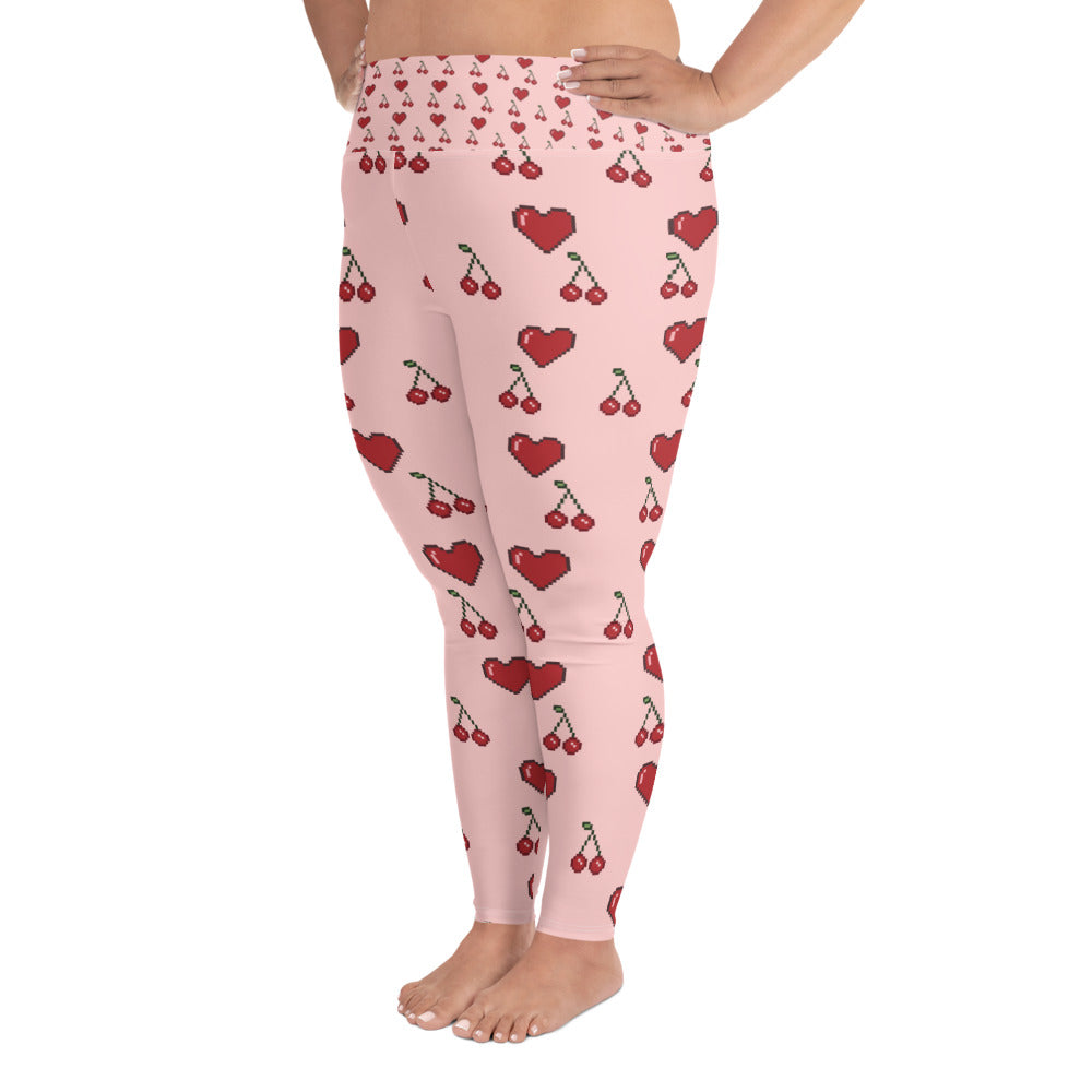 All-Over Print Plus Size Leggings