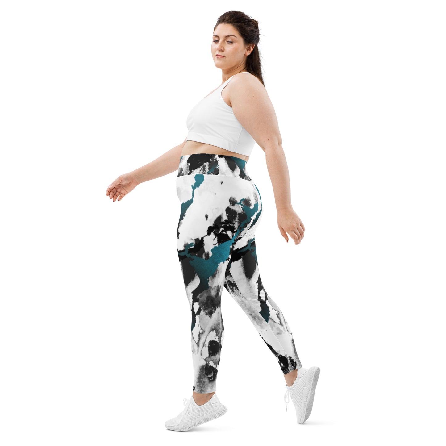 All-Over Print Plus Size Leggings