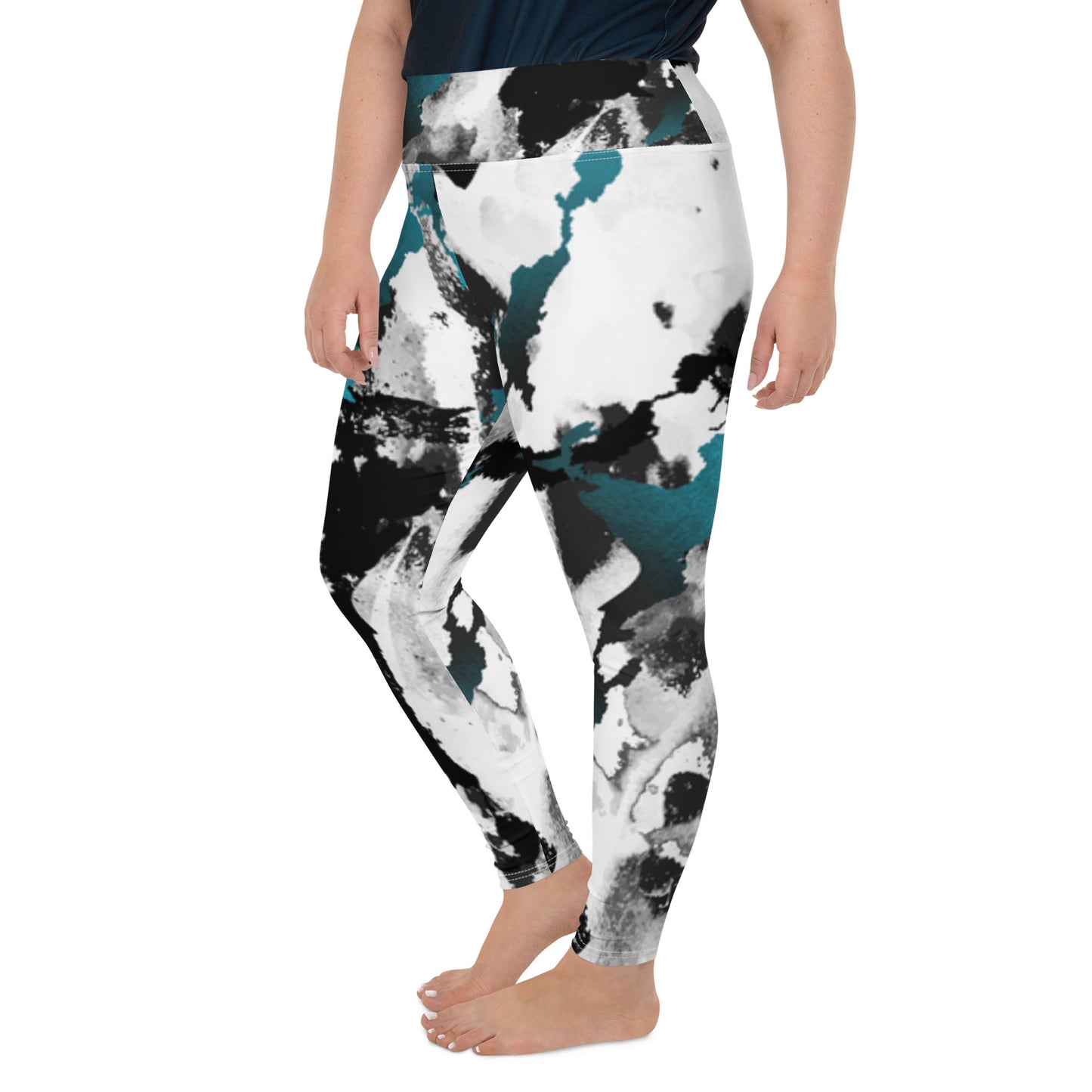 All-Over Print Plus Size Leggings