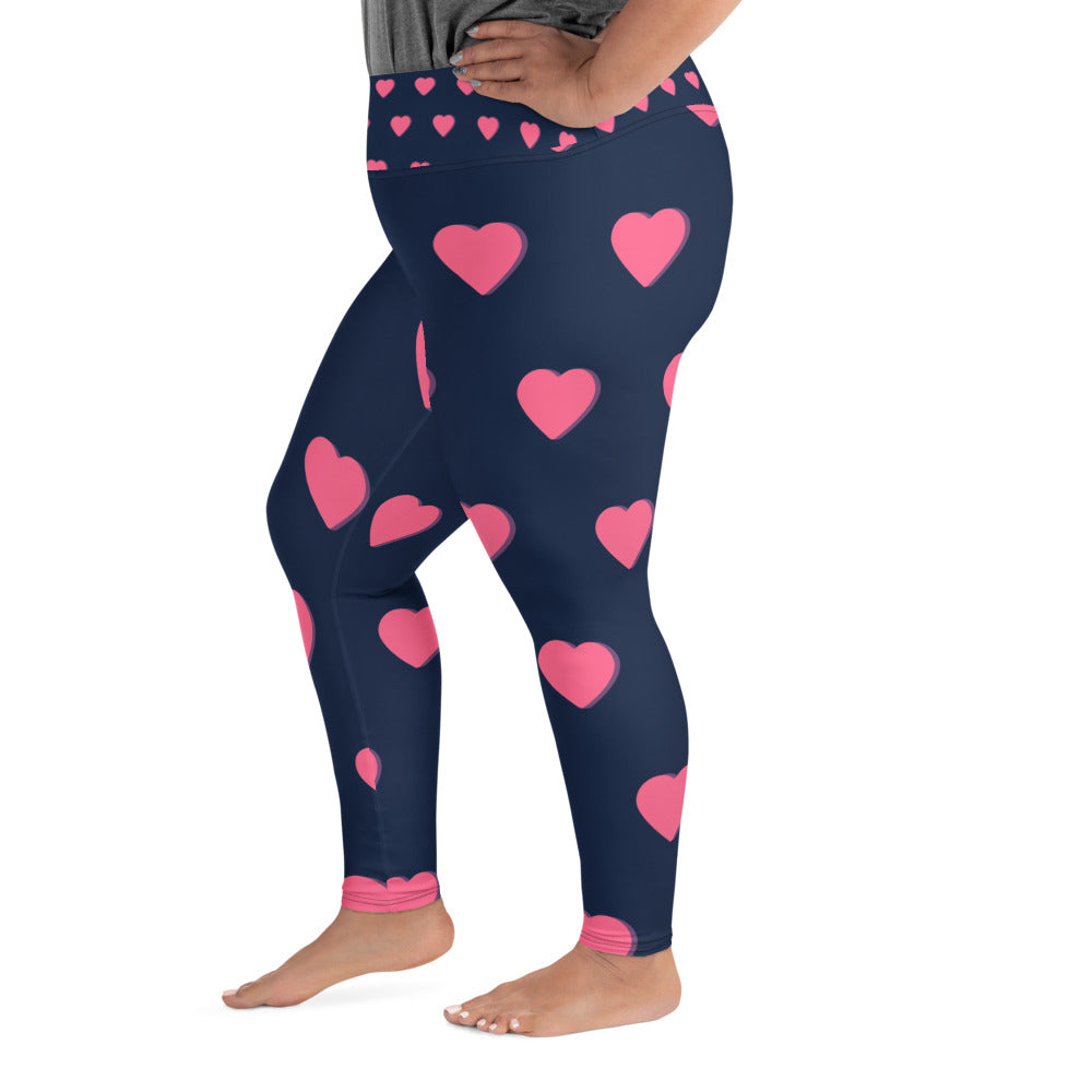 All-Over Print Plus Size Leggings